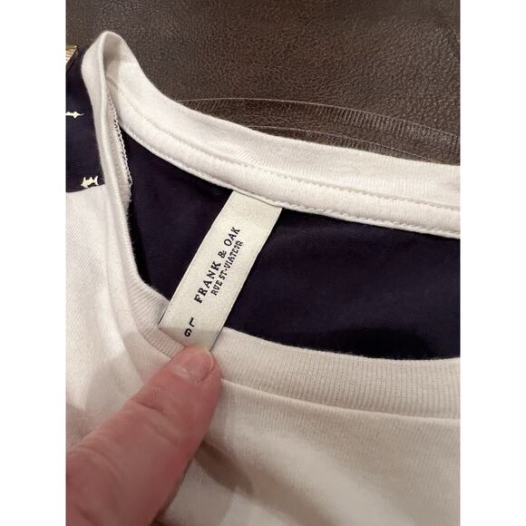 Frank & Oat 3/4 Sleeve T-Shirt Mens M - Picture 2 of 7